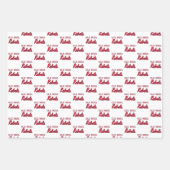 Universiteit van Mississippi | Ole Miss Rebels Inpakpapier Vel (Voorkant)