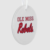 Universiteit van Mississippi | Ole Miss Rebels Ornament (voorkant)