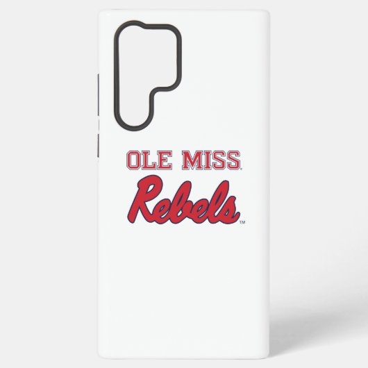 Universiteit van Mississippi | Ole Miss Rebels Samsung Galaxy Hoesje (Achterkant)