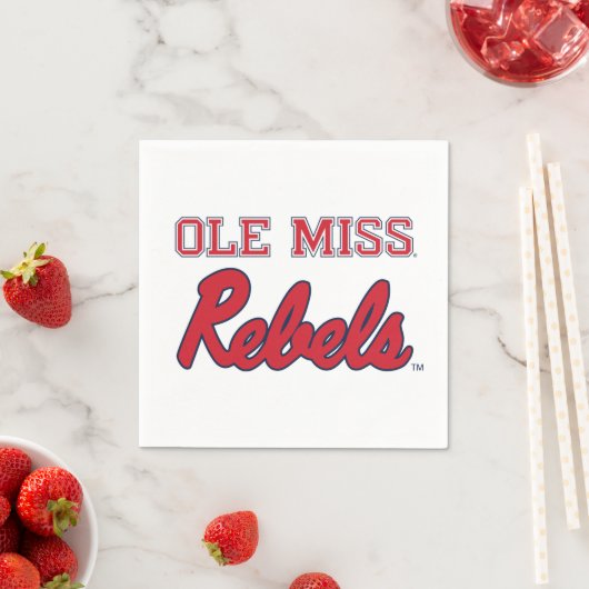 Universiteit van Mississippi | Ole Miss Rebels Servet (Insitu)