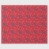 Universiteit van Mississippi | OLE Miss Script Cadeaupapier (Vlak)