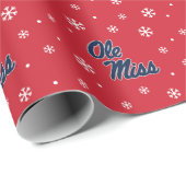 Universiteit van Mississippi | OLE Miss Script Cadeaupapier (Rol Hoek)
