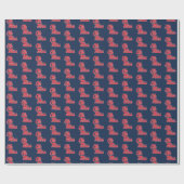 Universiteit van Mississippi | OLE Miss Script Cadeaupapier (Vlak)