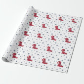 Universiteit van Mississippi | OLE Miss Script Cadeaupapier (Uitgerold)