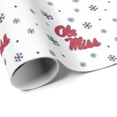 Universiteit van Mississippi | OLE Miss Script Cadeaupapier (Rol Hoek)