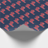Universiteit van Mississippi | OLE Miss Script Cadeaupapier (Hoek)