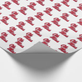 Universiteit van Mississippi | OLE Miss Script Cadeaupapier (Hoek)