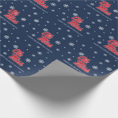 Universiteit van Mississippi | OLE Miss Script Cadeaupapier (Hoek)