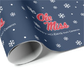 Universiteit van Mississippi | OLE Miss Script Cadeaupapier (Rol Hoek)