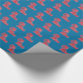 Universiteit van Mississippi | OLE Miss Script Cadeaupapier (Hoek)