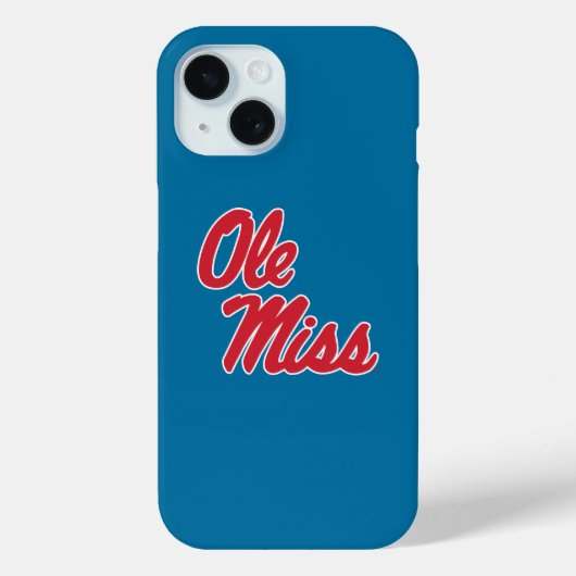 Universiteit van Mississippi | OLE Miss Script Case-Mate iPhone Case (Achterkant)