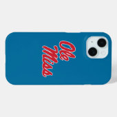 Universiteit van Mississippi | OLE Miss Script Case-Mate iPhone Case (Achterkant (horizontaal))