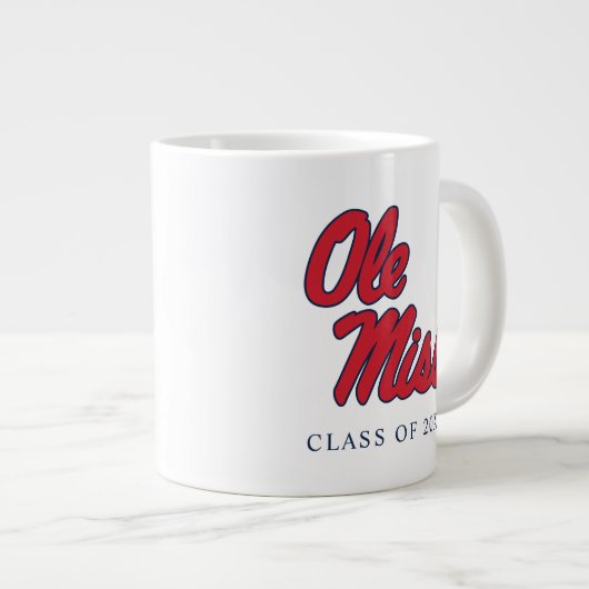 Universiteit van Mississippi | OLE Miss Script Grote Koffiekop (Voorkant rechts)