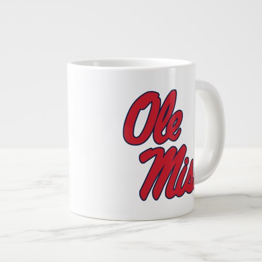 Universiteit van Mississippi | OLE Miss Script Grote Koffiekop (Voorkant rechts)