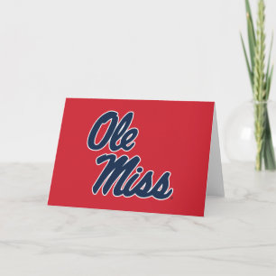 Universiteit van Mississippi   OLE Miss Script Kaart