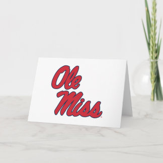 Universiteit van Mississippi | OLE Miss Script Kaart