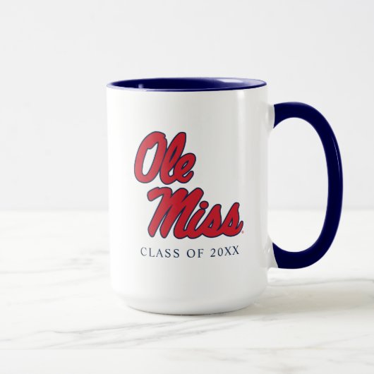 Universiteit van Mississippi | OLE Miss Script Mok (Rechts)