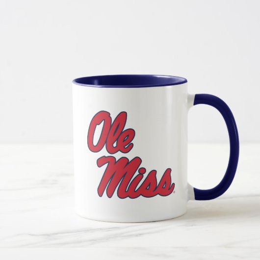 Universiteit van Mississippi | OLE Miss Script Mok (Rechts)
