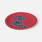 Universiteit van Mississippi | OLE Miss Script Papieren Bordje (Gekanteld)