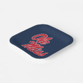 Universiteit van Mississippi | OLE Miss Script Papieren Bordje (Gebogen)