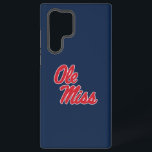 Universiteit van Mississippi | OLE Miss Script Samsung Galaxy Hoesje<br><div class="desc">Bekijk deze University of Mississippi design! Haal de nieuwste Mississippi Rebels spullen hier. Al deze Zazzle-producten zijn aanpasbaar met uw klassejaar,  naam en club. Deze producten maken perfecte geschenken voor de Ole Miss University student,  alumni,  familie,  vriend,  of fan in je leven.</div>