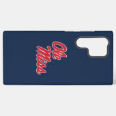 Universiteit van Mississippi | OLE Miss Script Samsung Galaxy Hoesje (Achterkant horizontaal)