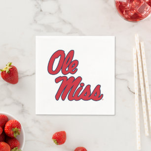 Universiteit van Mississippi   OLE Miss Script Servet