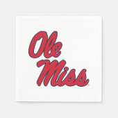 Universiteit van Mississippi | OLE Miss Script Servet (Voorkant)