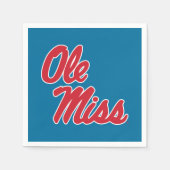 Universiteit van Mississippi | OLE Miss Script Servet (Voorkant)