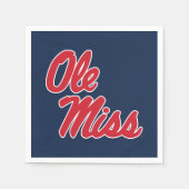 Universiteit van Mississippi | OLE Miss Script Servet (Voorkant)