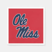 Universiteit van Mississippi | OLE Miss Script Servet (Voorkant)