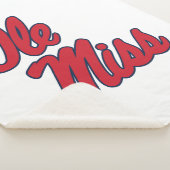 Universiteit van Mississippi | OLE Miss Script Sherpa Deken (3/4)