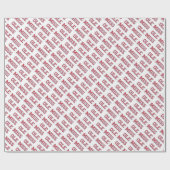 Universiteit van Mississippi | Ole Miss Wordmark Cadeaupapier (Vlak)