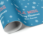 Universiteit van Mississippi | Ole Miss Wordmark Cadeaupapier (Rol Hoek)