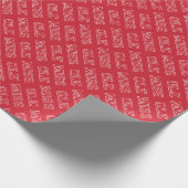 Universiteit van Mississippi | Ole Miss Wordmark Cadeaupapier (Hoek)