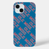 Universiteit van Mississippi | Ole Miss Wordmark Case-Mate iPhone Case (Achterkant)