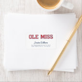 Universiteit van Mississippi | Ole Miss Wordmark Etiket (Insitu)