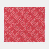 Universiteit van Mississippi | Ole Miss Wordmark Fleece Deken (Voorkant (Horizontaal))