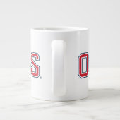Universiteit van Mississippi | Ole Miss Wordmark Grote Koffiekop (Achterkant)