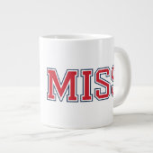 Universiteit van Mississippi | Ole Miss Wordmark Grote Koffiekop (Voorkant rechts)