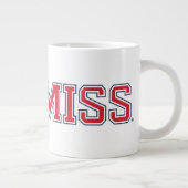 Universiteit van Mississippi | Ole Miss Wordmark Grote Koffiekop (Rechts)