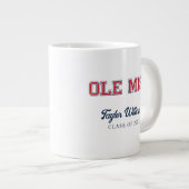 Universiteit van Mississippi | Ole Miss Wordmark Grote Koffiekop (Voorkant rechts)