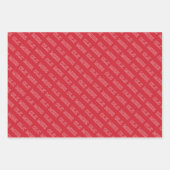 Universiteit van Mississippi | Ole Miss Wordmark Inpakpapier Vel (Voorkant 2)