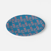 Universiteit van Mississippi | Ole Miss Wordmark Papieren Bordje (Gekanteld)