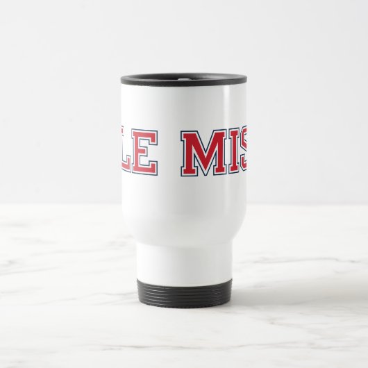 Universiteit van Mississippi | Ole Miss Wordmark Reisbeker (Center)