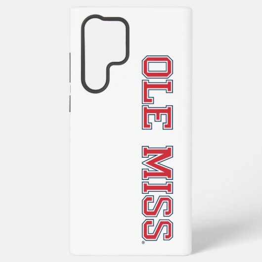 Universiteit van Mississippi | Ole Miss Wordmark Samsung Galaxy Hoesje (Achterkant)