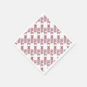 Universiteit van Mississippi | Ole Miss Wordmark Servet (Hoek)