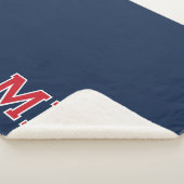 Universiteit van Mississippi | Ole Miss Wordmark Sherpa Deken (3/4)