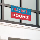 Universiteit van Mississippi | Ole Miss Wordmark Spandoek (Buitenkant Gebouw)