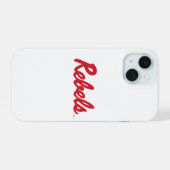 Universiteit van Mississippi | Rebellen Script iPhone 15 Case (Achterkant horizontaal)